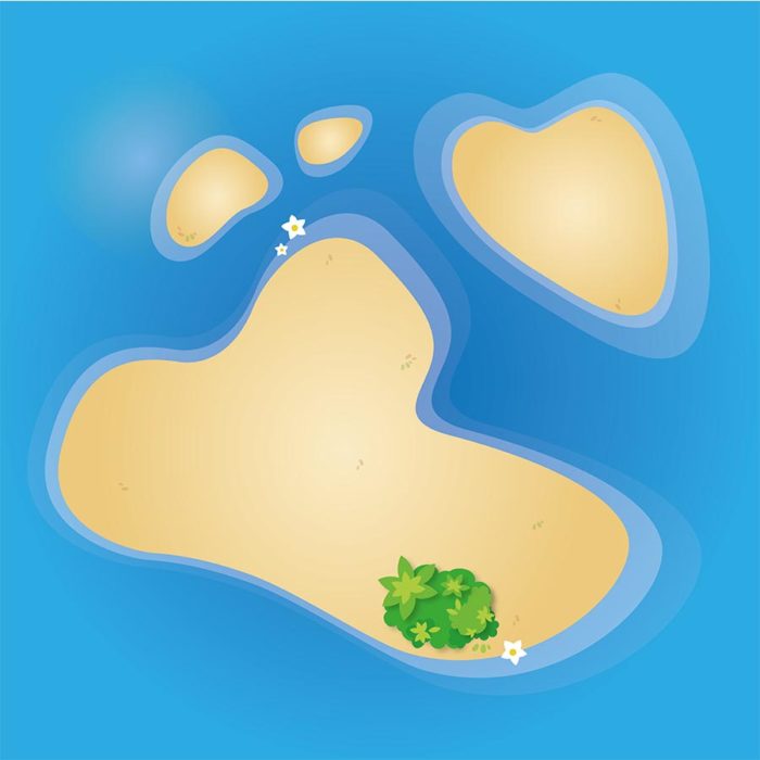 Spielmatte – Kleines Atoll