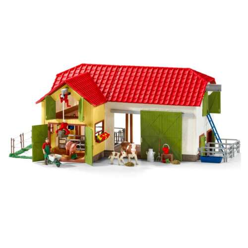 Schleich 42333 – Großer Bauernhof mit Tieren und Zubehör