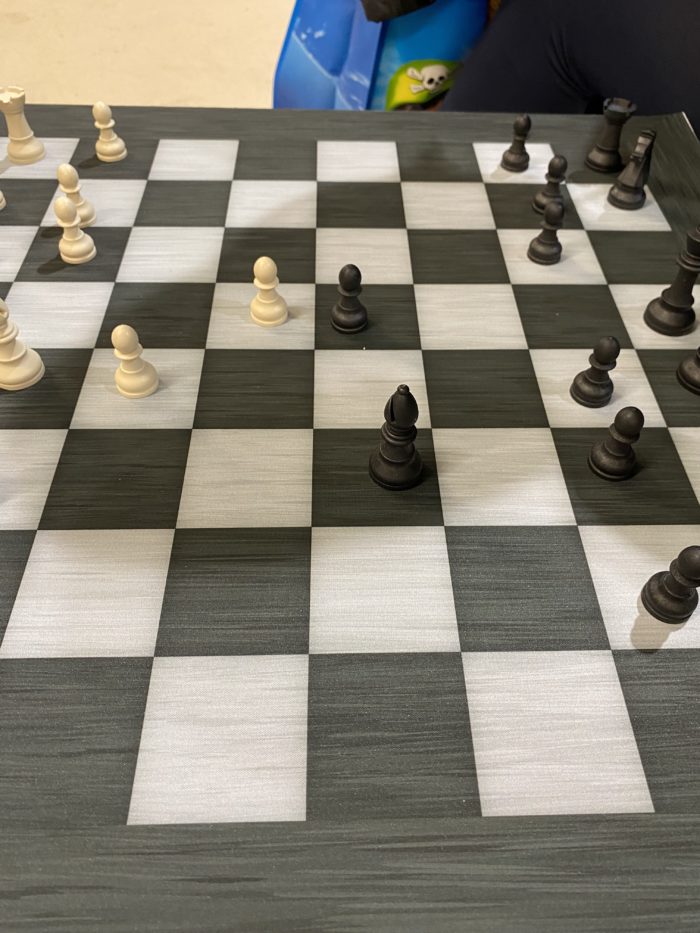 Schach Spiel inklusive Spielmatte